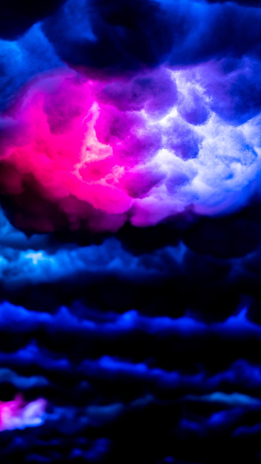Magic Museum Berlin glowing cloud installation